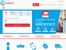 Tablet Screenshot of gasco.cl